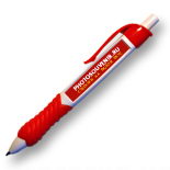 фото на ручке, логотип на ручке